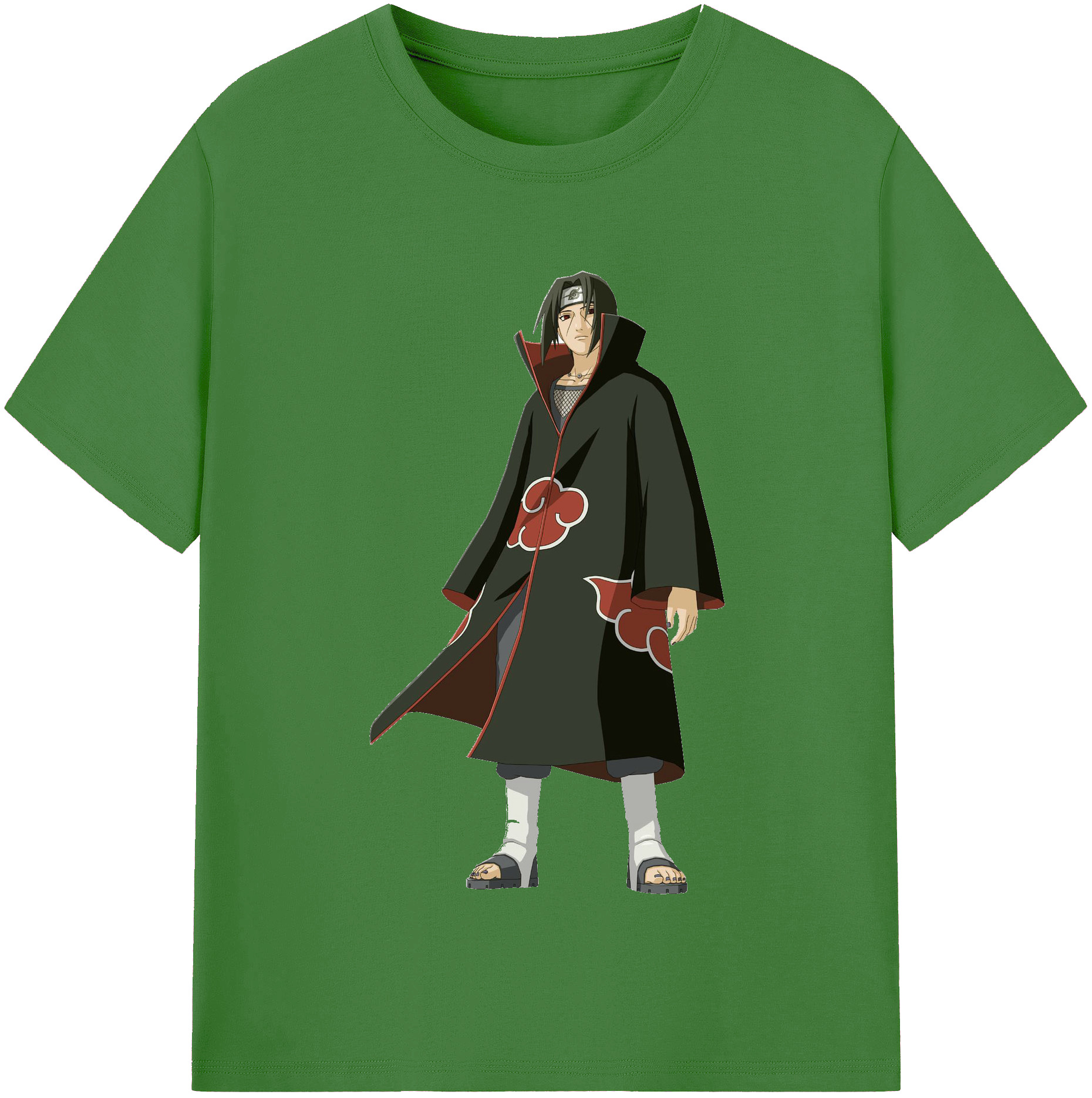 （画像用） NARUTO -ナルト- うちは イタチ Uchiha Itachi レディースカジュアルプリントTシャツ（綿100％）